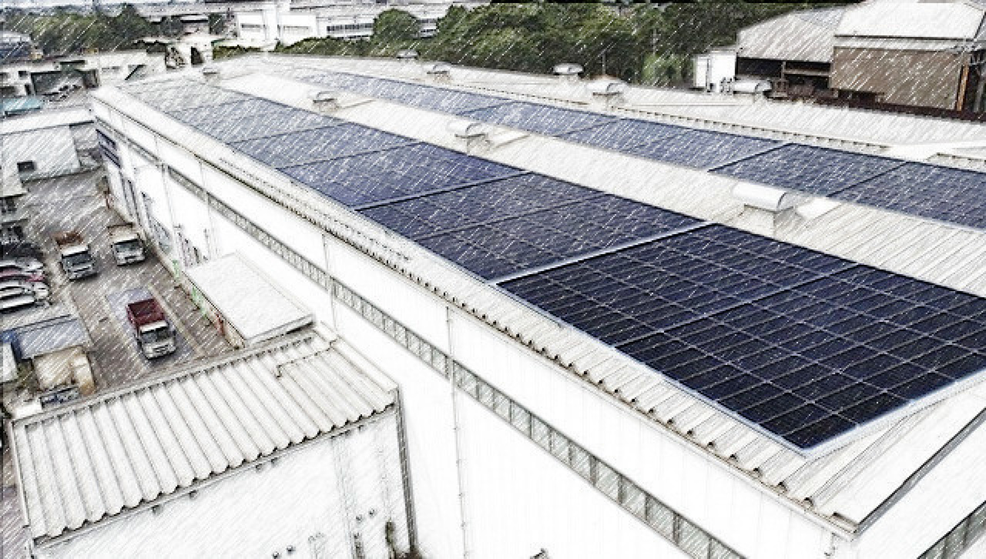 株式会社シタラ興産・サンライズFUKAYA工場へのオンサイトPPAモデルによる太陽光発電システムの設置について【YAWARAGI】